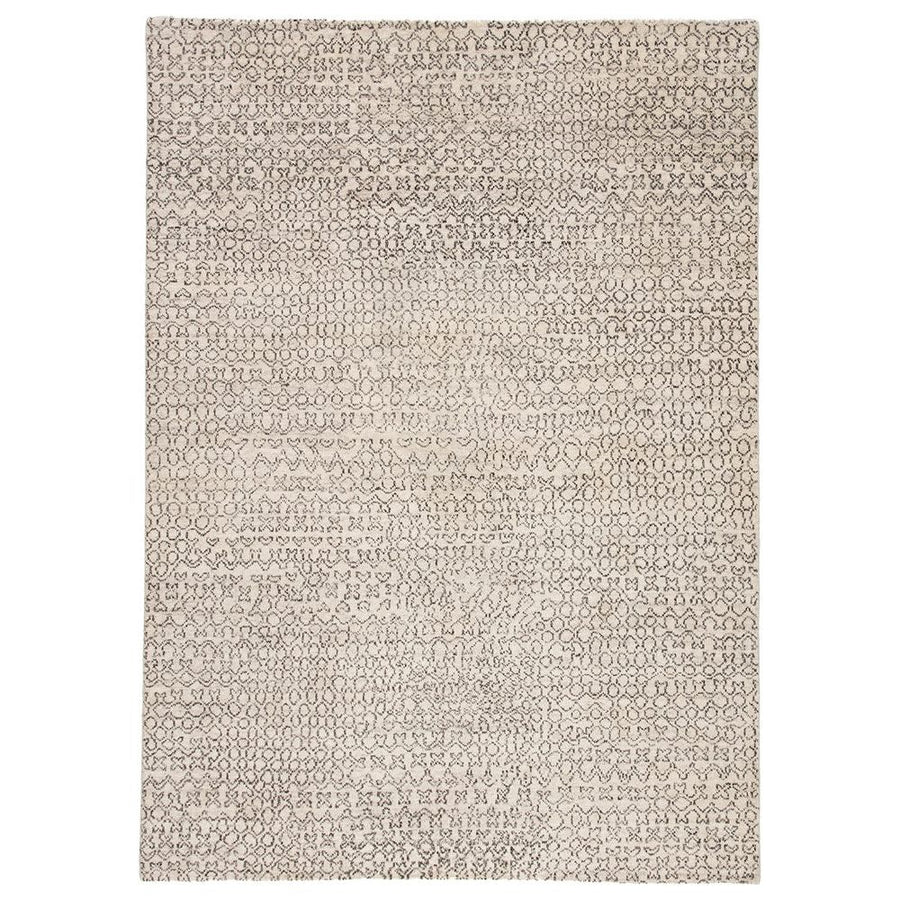 Reverb Fog/Whitecap Gray Hand-Knotted Rug