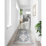 Featuring Skye Charcoal/Multi Rug by Loloi at Amethyst Home. The Skye Charcoal/Multi area rug from Loloi captures the spirit of a one-of-a-kind vintage or antique area rug. You will love this rug because the rug is: 

Perfect for families with kids and pets
Very easy to clean and maintain
Comes in big area rug sizes and as cute kitchen and hallway runners.  Amethyst Home provides interior design, new home construction design consulting, vintage area rugs, and lighting in the Scottsdale metro area.
