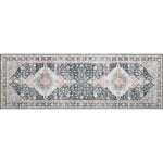 Featuring Skye Charcoal/Multi Rug by Loloi at Amethyst Home. The Skye Charcoal/Multi area rug from Loloi captures the spirit of a one-of-a-kind vintage or antique area rug. You will love this rug because the rug is: 

Perfect for families with kids and pets
Very easy to clean and maintain
Comes in big area rug sizes and as cute kitchen and hallway runners
Loo.  Amethyst Home provides interior design, new home construction design consulting, vintage area rugs, and lighting in the Boston metro area.