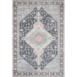 Featuring Skye Charcoal/Multi Rug by Loloi at Amethyst Home. The Skye Charcoal/Multi area rug from Loloi captures the spirit of a one-of-a-kind vintage or antique area rug. You will love this rug because the rug is: 

Perfect for families with kids and pets
Very easy to clean and maintain
Comes in big area rug sizes and as cute kitchen and hallway runner.  Amethyst Home provides interior design, new home construction design consulting, vintage area rugs, and lighting in the Los Angeles metro area.