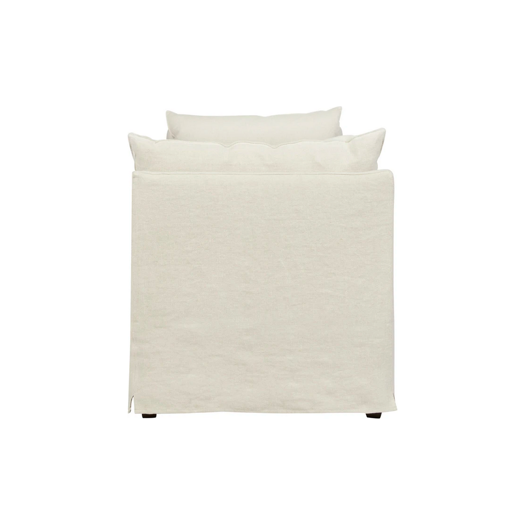 The April Daybed by Cisco Brothers is one of our favorite, most versatile pieces for any room in your home.  Overall dimensions  82"w 31"d 29"h  Priced and photographed in a grade K fabric Brevard Birch.