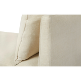 Featuring April Daybed 82" by Cisco Brothers at Amethyst Home. The April Daybed by Cisco Brothers is one of our favorite, most versatile pieces for any room in your home. Photographed in Brevard Birch and Otis White. 
Overall size: 82"w x 31"d x 29"hSitting Space: 60"w x 31"dSeat Height: 19.5"hArm Height: 29"h.  Amethyst Home provides interior design, new home construction design consulting, vintage area rugs, and lighting in the San Diego metro area.