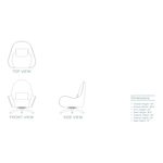 Designed for comfort and style, the Lutz Swivel Wing Occasional Chair from Verellen is bench-crafted with a sustainably harvested hardwood frame. It comes standard with:  Foam down tight seat cushion Standard welt on outside Double needle stitch detail Swivel pedestal