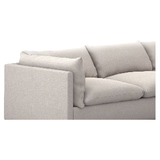Featuring Westwood Bennett Moon 3-PC Sectional by Four Hands at Amethyst Home. Westwood Bennett Moon 3-PC Sectional's clean-lined and simply styled, high-performance fabric places a family-friendly twist on the quintessential sectional. A wooden base keeps things classy while casual. Various configuration options offer flexibility in any size space. Pe. Amethyst Home provides interior design, new home construction design consulting, vintage area rugs, and lighting in the Salt Lake City metro area.