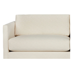 The Benedict Upholstered Sofa Family by Cisco Brothers is a modern design with clean lines and sleek metal legs in black rust. It has a fresh and functional aesthetic with no-sag support. As a small scale sofa, its ideal for apartment living and suitable for any occasion. Amethyst Home provides interior design, new home construction design consulting, vintage area rugs, and lighting in the Salt Lake City metro area.
