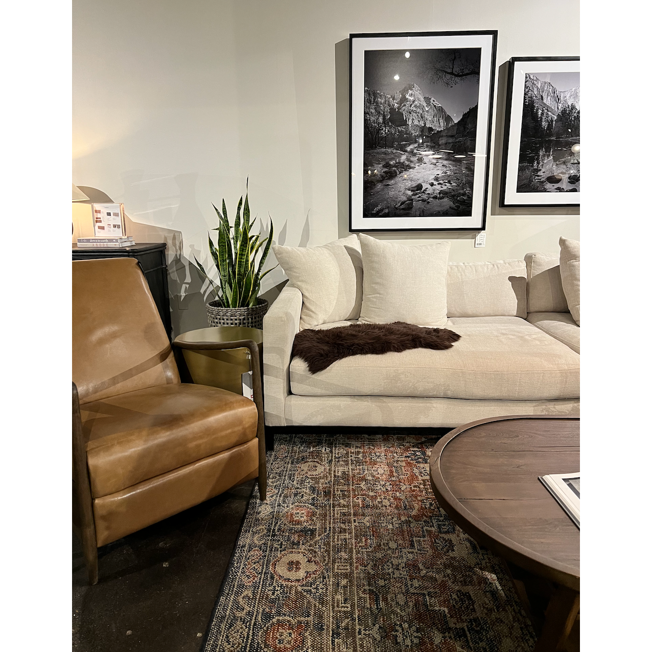 Featuring Braden Dakota Warm Taupe Recliner by Four Hands at Amethyst Home. The craftsmanship of the sophisticated Braden Recliner seen here in Dakota Warm Taupe is second to none. With its soft leather and silhouette, this recliner will look great in your main living space or office.
Overall Dimensions: 29"W x 37"L x 36.50"HMaterials: Top Grain Leather, Solid Parawood
Weight: 55.1 lbsSeat Dept. Amethyst Home provides interior design services, furniture, rugs and lighting in the Dallas metro area.