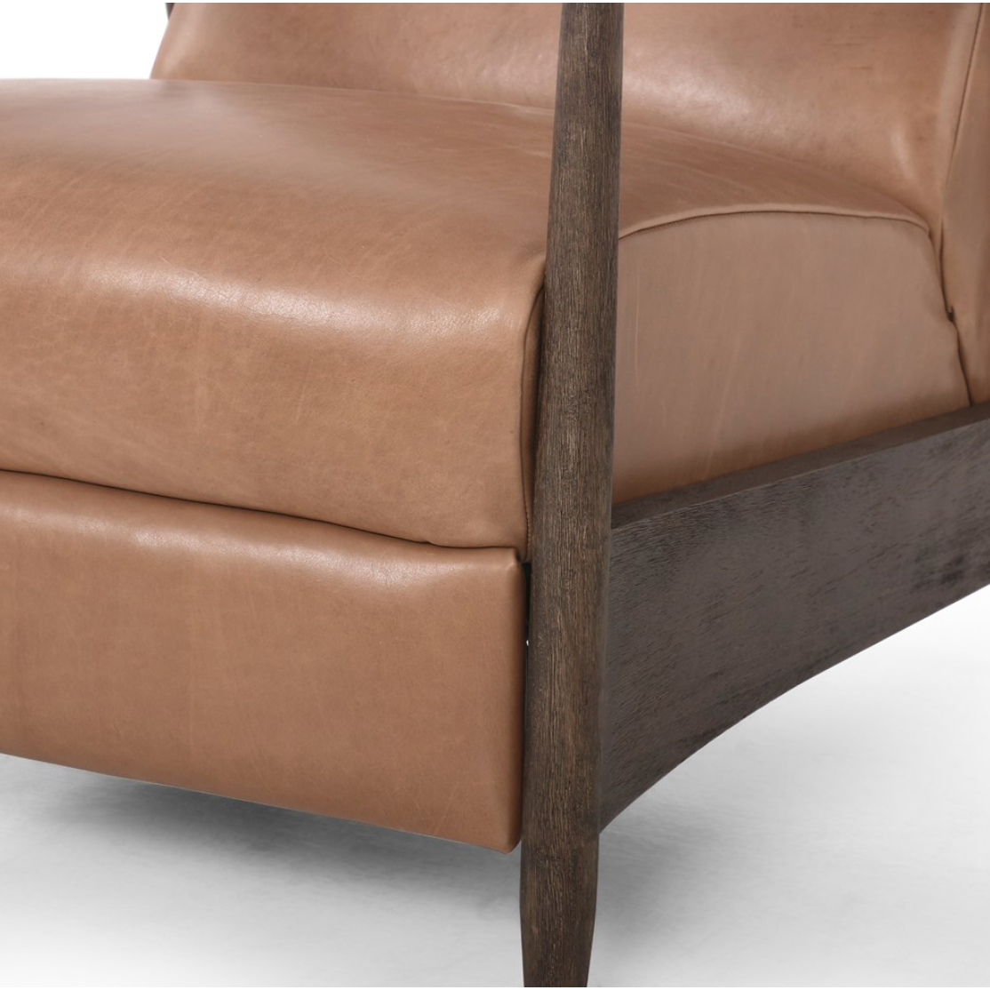 Featuring Braden Dakota Warm Taupe Recliner by Four Hands at Amethyst Home. The craftsmanship of the sophisticated Braden Recliner seen here in Dakota Warm Taupe is second to none. With its soft leather and silhouette, this recliner will look great in your main living space or office.
Overall Dimensions: 29"W x 37"L x 36.50"HMaterials: Top Grain Leather, Solid Parawood
Weight: 55.1 lbsS. Amethyst Home provides interior design services, furniture, rugs and lighting in the Salt Lake City metro area.