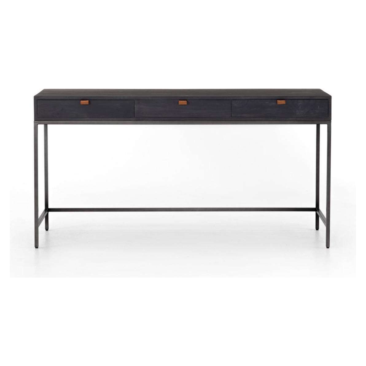 Trey Modular Writing Desk - Black Wash Poplar | ready to ship!