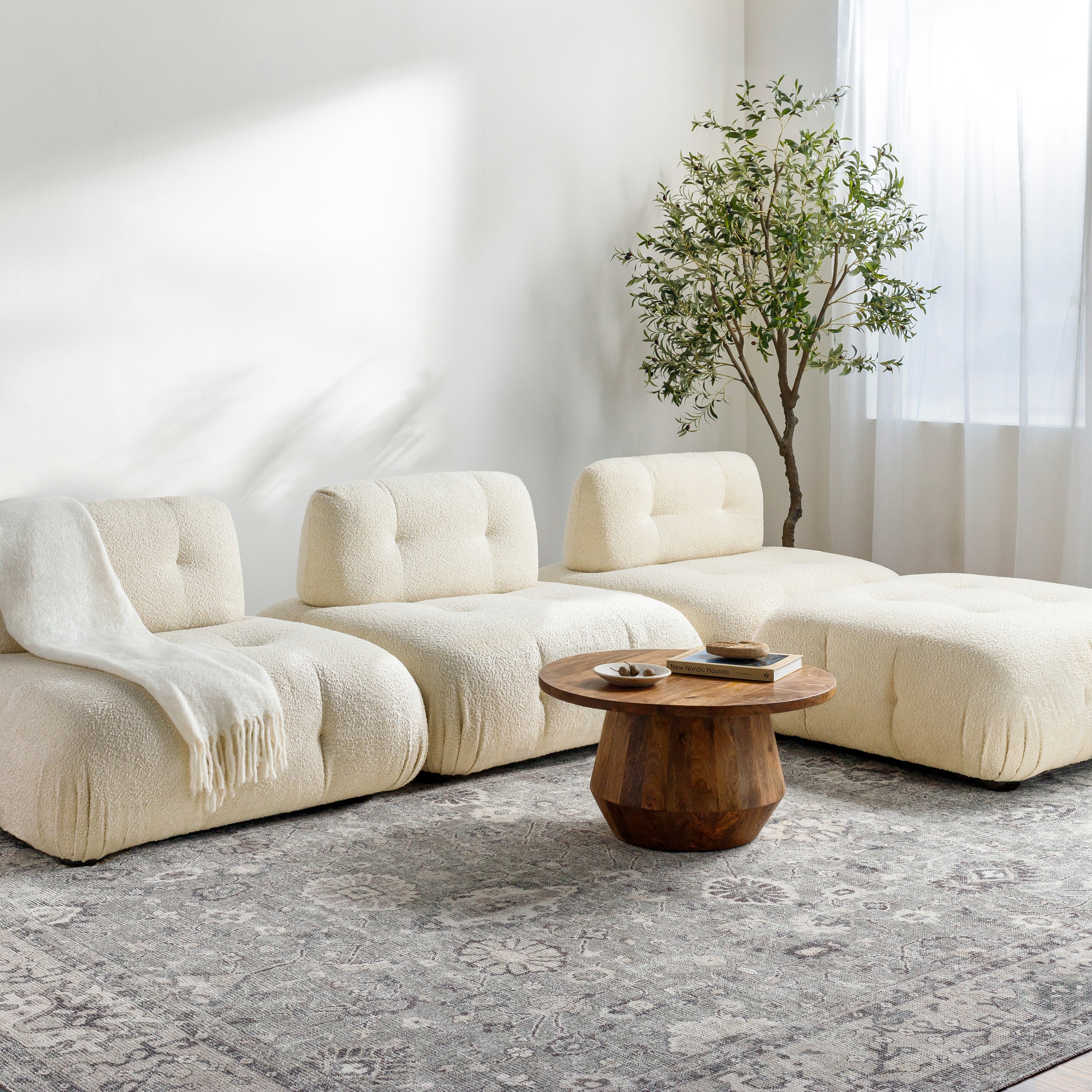 Featuring Becki Owens x Surya Davina Gray/Taupe Rug by Surya at Amethyst Home. Sink into the warmth and comfort of the Becki Owens x Surya Davina Gray/Taupe Rug. Featuring an inviting palette of gray and taupe tones, this rug is perfect for adding a touch of cozy sophistication to any room in your home.
100% PolyesterMachine Woven Medium PileThickness: 0. Amethyst Home provides interior design, new home construction design consulting, vintage area rugs, and lighting in the Laguna Beach metro area.