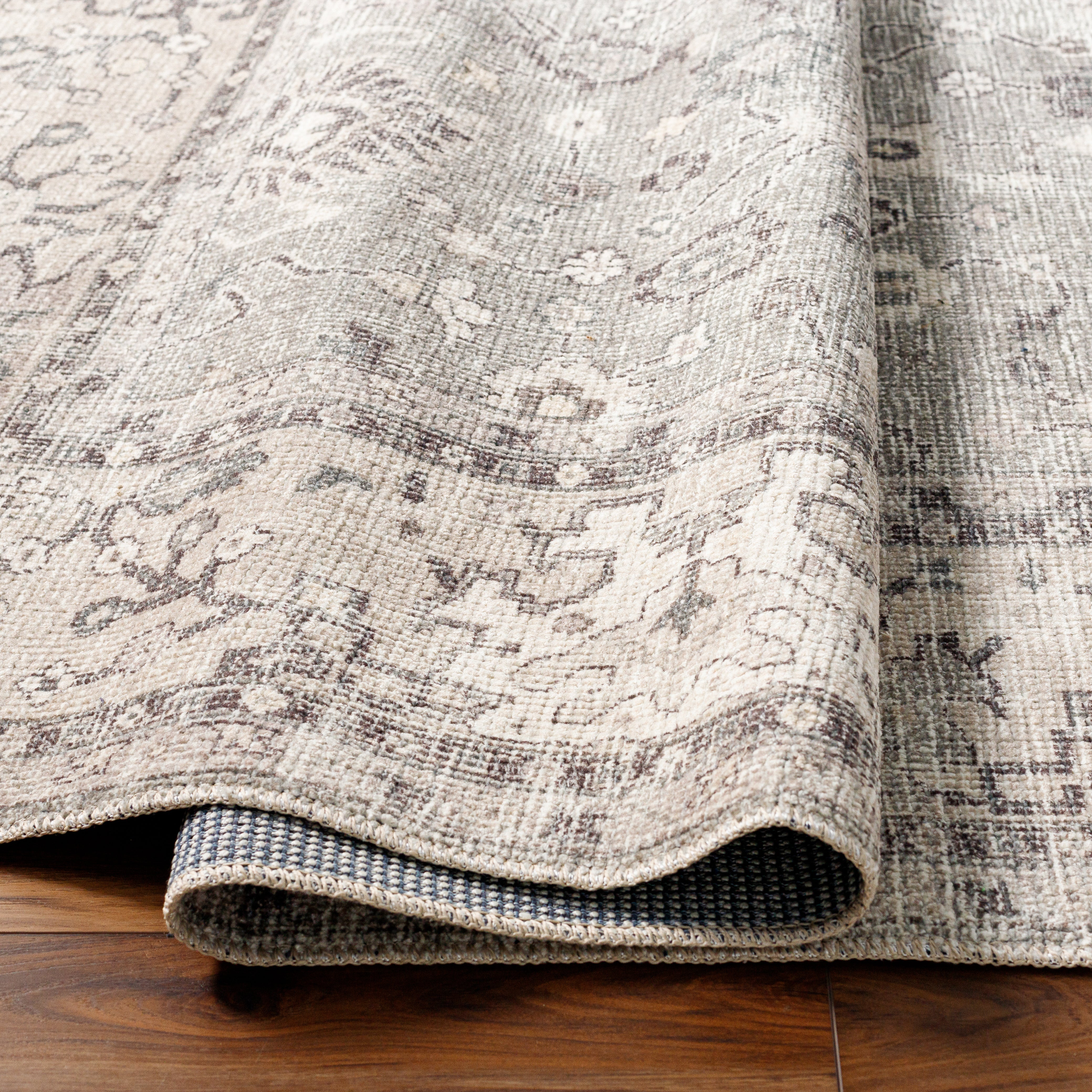 Featuring Becki Owens x Surya Davina Gray/Taupe Rug by Surya at Amethyst Home. Sink into the warmth and comfort of the Becki Owens x Surya Davina Gray/Taupe Rug. Featuring an inviting palette of gray and taupe tones, this rug is perfect for adding a touch of cozy sophistication to any room in your home.
100% PolyesterMachine Woven Medium PileThickness: 0.. Amethyst Home provides interior design, new home construction design consulting, vintage area rugs, and lighting in the Los Angeles metro area.