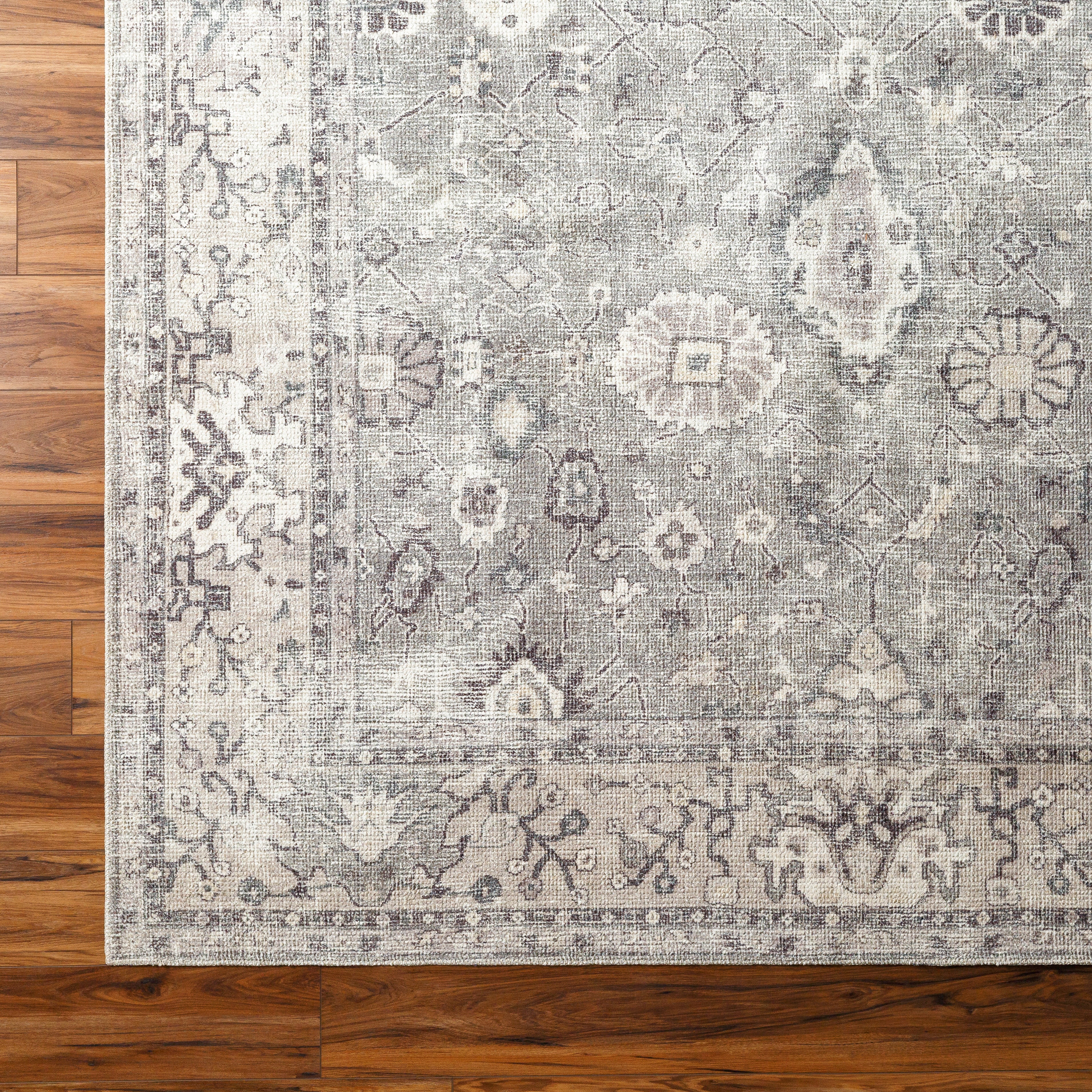 Featuring Becki Owens x Surya Davina Gray/Taupe Rug by Surya at Amethyst Home. Sink into the warmth and comfort of the Becki Owens x Surya Davina Gray/Taupe Rug. Featuring an inviting palette of gray and taupe tones, this rug is perfect for adding a touch of cozy sophistication to any room in your home.
100% PolyesterMachine Woven Medium PileThickness: 0.31. Amethyst Home provides interior design, new home construction design consulting, vintage area rugs, and lighting in the Park City metro area.
