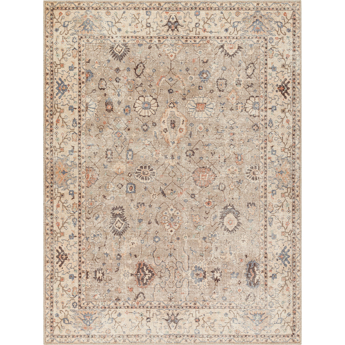 Tapis Becki Owens x Surya Davina gris/beige