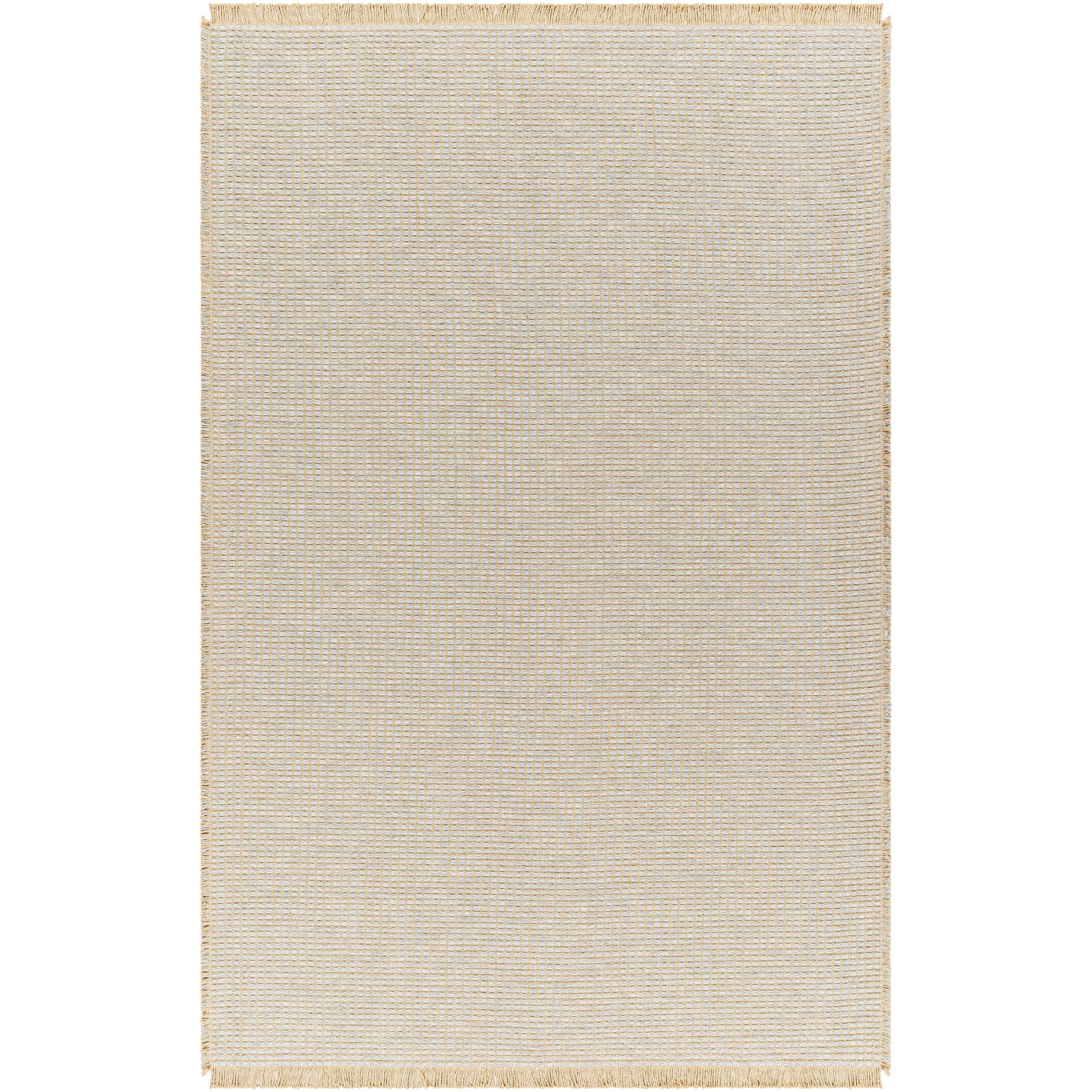 Introducing the Kimi area rug! This stunning and unique piece of art was designed in collaboration between Surya and Becki Owens, two creative minds coming together to create something special. The Kimi rug features a beautiful stitched design, with a textural woven pattern and self tassels that make it a one-of-a-kind addition to any space. Amethyst Home provides interior design, new home construction design consulting, vintage area rugs, and lighting in the Houston metro area.