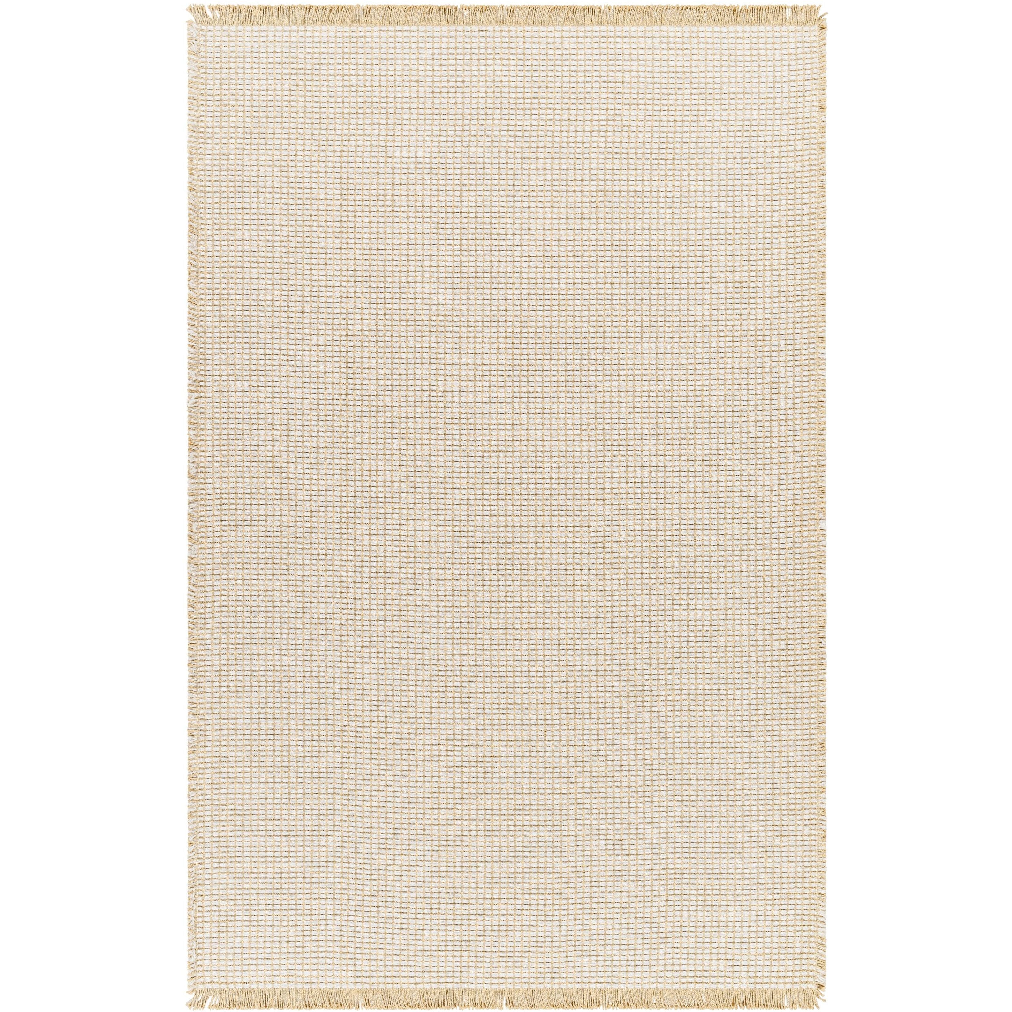 Featuring Becki Owens x Surya Kimi Light Beige Rug by Surya at Amethyst Home. This unique and exquisite Kimi area rug is a special collaboration piece from our Becki Owens x Surya line. The perfect addition to any space, this beautiful rug features a unique stitched design made of polypropylene and jute. Its main colors of natural and beige add a textural wov. Amethyst Home provides interior design, new home construction design consulting, vintage area rugs, and lighting in the Houston metro area.