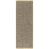 This beautiful Kimi area rug is the perfect addition to any room in your home. The special collaboration between Surya and Becki Owens has created a unique, eye-catching design that will bring texture and style to your space. The rug is made from polypropylene and jute, creating a textural woven pattern in natural tones with dark contrast. Amethyst Home provides interior design, new home construction design consulting, vintage area rugs, and lighting in the Houston metro area.