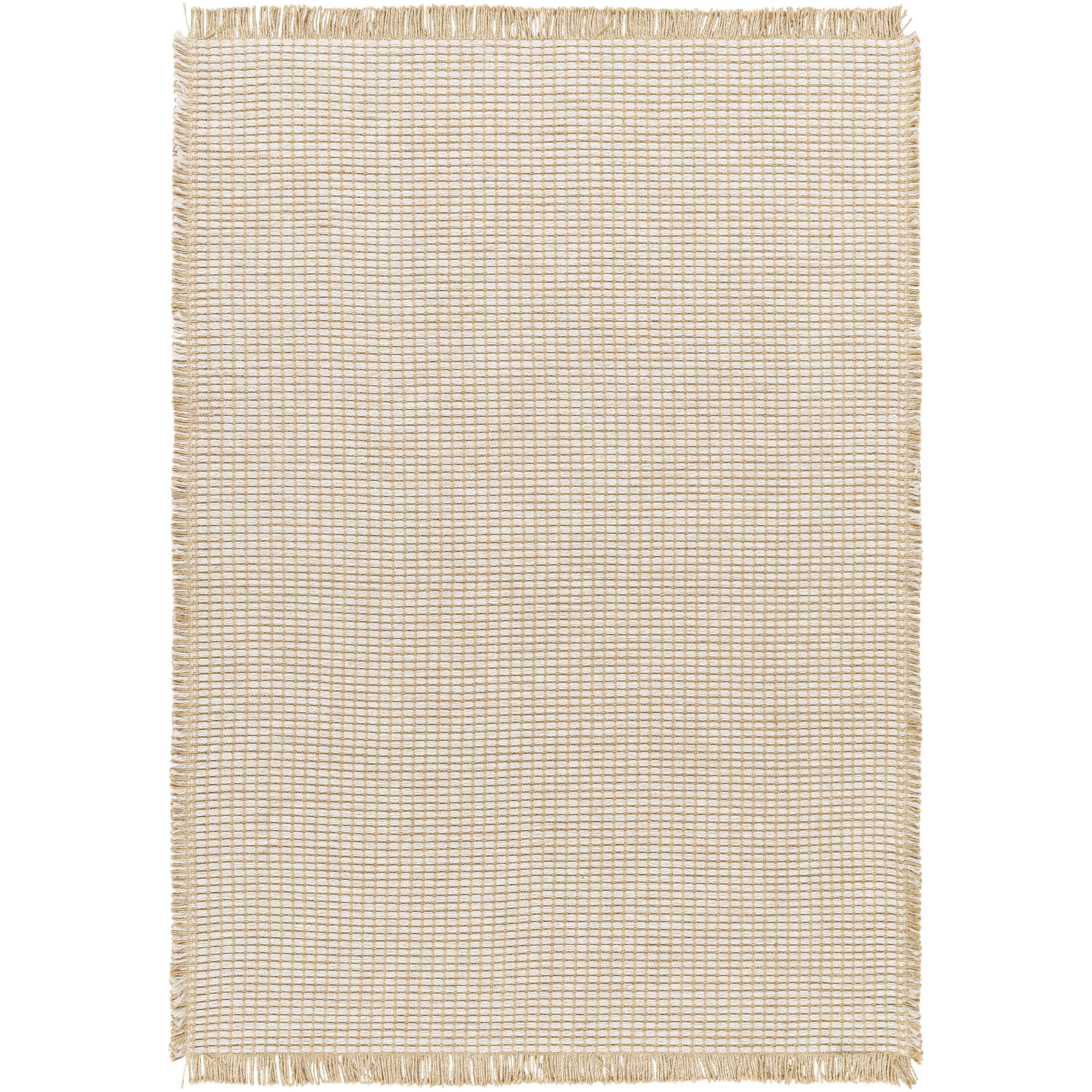 Featuring Becki Owens x Surya Kimi Light Beige Rug by Surya at Amethyst Home. This unique and exquisite Kimi area rug is a special collaboration piece from our Becki Owens x Surya line. The perfect addition to any space, this beautiful rug features a unique stitched design made of polypropylene and jute. Its main colors of natural and beige add a textur. Amethyst Home provides interior design, new home construction design consulting, vintage area rugs, and lighting in the Newport Beach metro area.