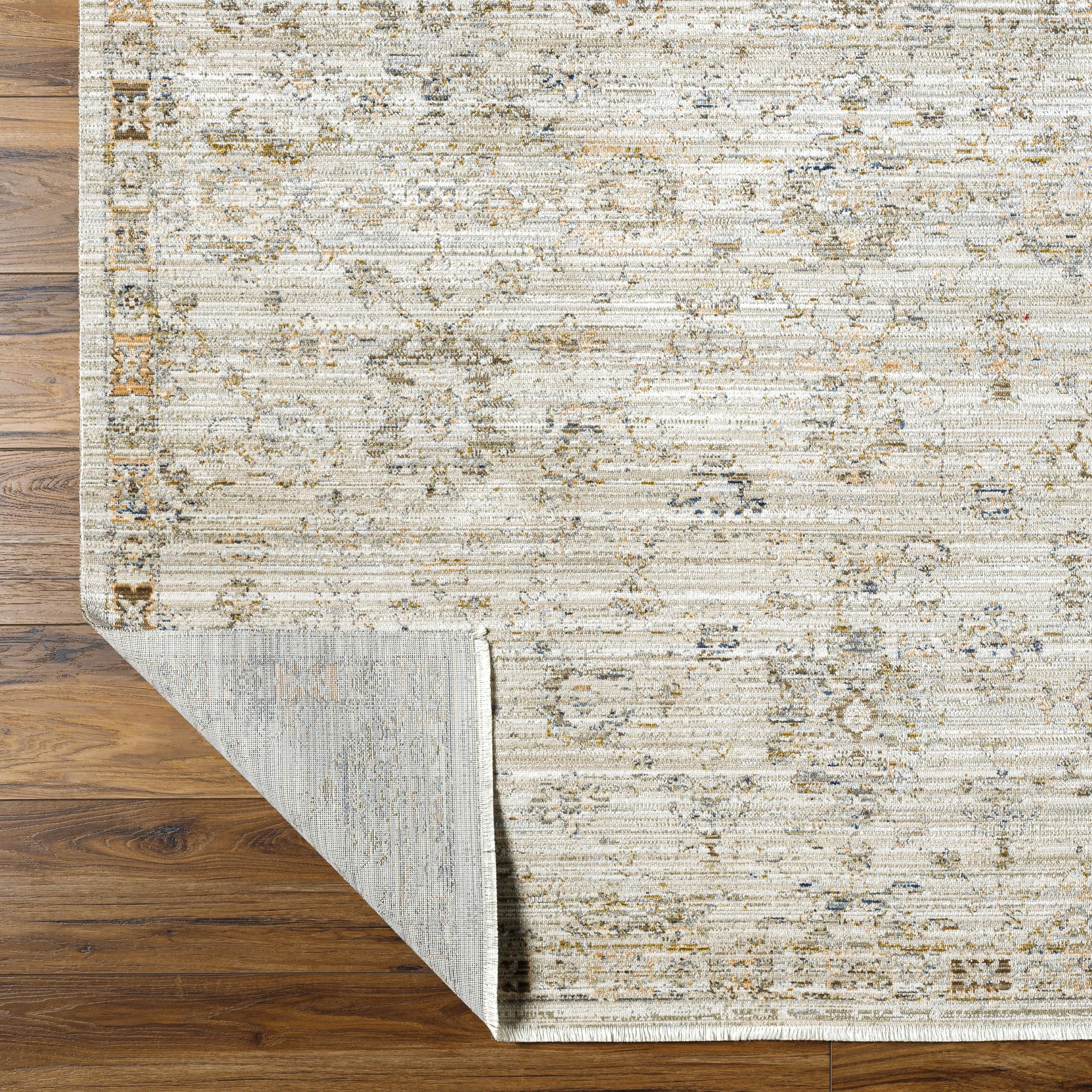 Featuring Becki Owens x Surya Margaret Vintage Gray Rug by Surya at Amethyst Home. Introducing the Margaret area rug, the perfect piece to bring your space to life! This beautiful collaboration between Surya and Becki Owens features a vintage feel that is sure to be a statement piece in any room. Crafted from high-quality polyester, this timeless design fea. Amethyst Home provides interior design, new home construction design consulting, vintage area rugs, and lighting in the Charlotte metro area.