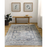 Featuring Becki Owens x Surya Margaret Navy/Taupe Rug by Surya at Amethyst Home. Introducing the Margaret area rug, a unique and special collaboration piece between Surya and Becki Owens. Let this beautiful style be the centerpiece of your space, with a captivating design that brings a timeless, old-age feel. Crafted with expert care, this rug is made of poly. Amethyst Home provides interior design, new home construction design consulting, vintage area rugs, and lighting in the Houston metro area.