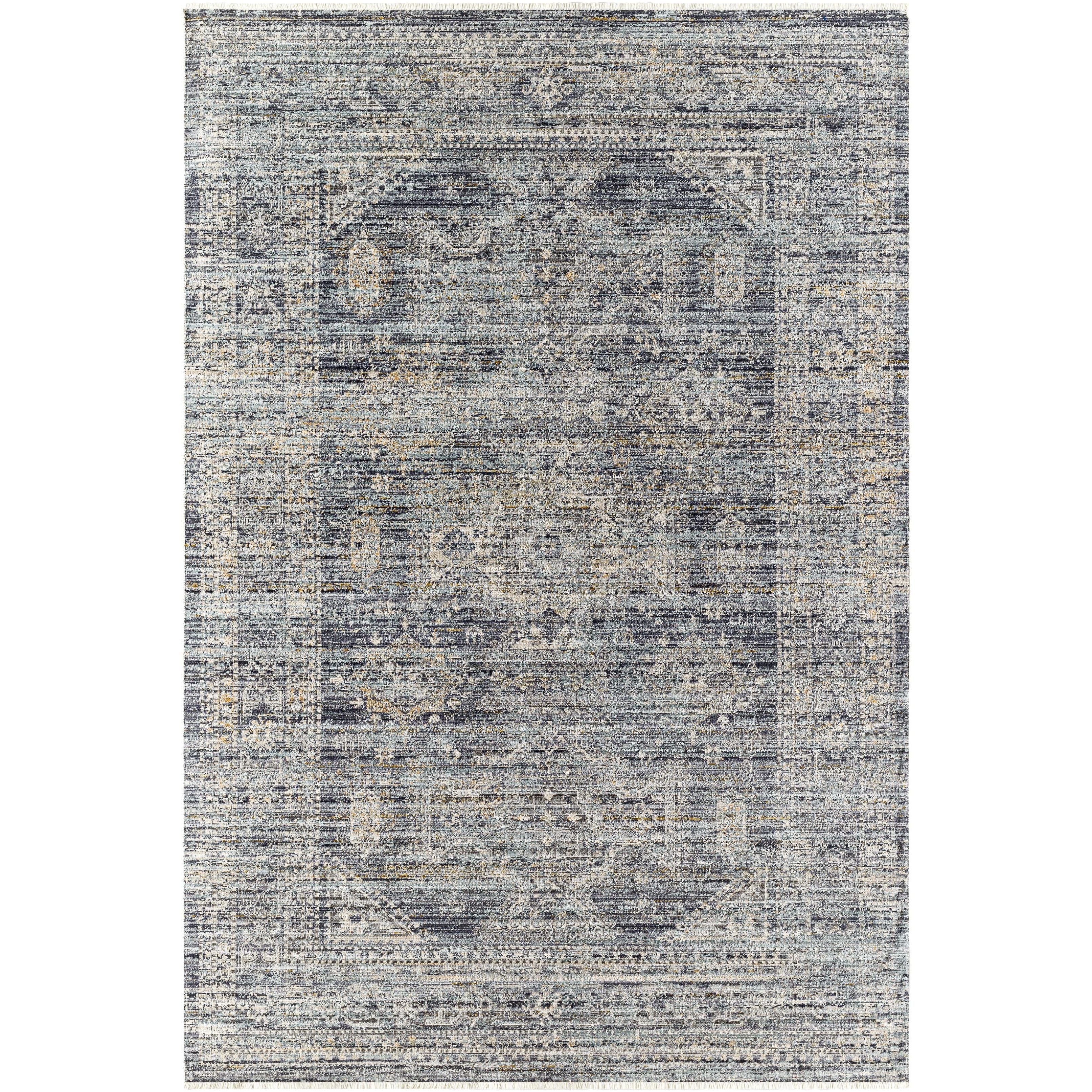 Introducing the Margaret area rug, a unique and special collaboration piece between Surya and Becki Owens. Let this beautiful style be the centerpiece of your space, with a captivating design that brings a timeless, old-age feel. Amethyst Home provides interior design, new home construction design consulting, vintage area rugs, and lighting in the Laguna Beach metro area.