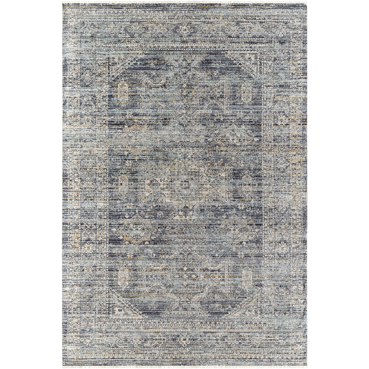 Tapis Becki Owens x Surya Margaret bleu marine/taupe