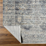 Featuring Becki Owens x Surya Margaret Navy/Taupe Rug by Surya at Amethyst Home. Introducing the Margaret area rug, a unique and special collaboration piece between Surya and Becki Owens. Let this beautiful style be the centerpiece of your space, with a captivating design that brings a timeless, old-age feel. Crafted with expert care, this rug is made o. Amethyst Home provides interior design, new home construction design consulting, vintage area rugs, and lighting in the Newport Beach metro area.