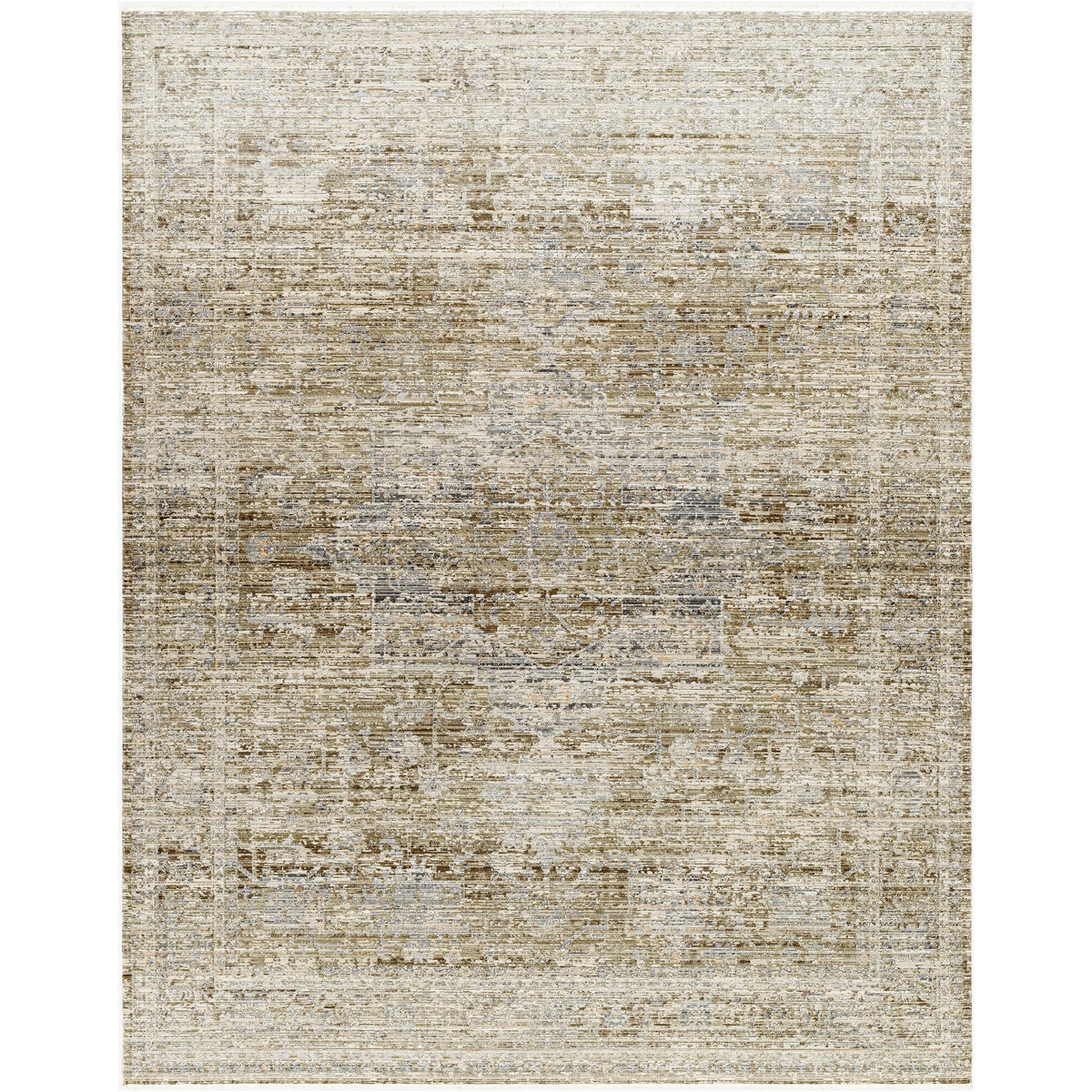Tapis médaillon taupe Becki Owens x Surya Margaret