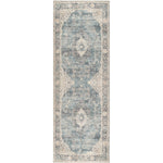 Featuring Becki Owens x Surya Marlene Blue/Cream Rug by Surya at Amethyst Home. Welcome the Marlene area rug into your home and let it be the center of attention! This traditional style rug, designed as a special collaboration piece between Surya and Becki Owens, is a timeless masterpiece perfect for any room. The plush medium pile is machine woven from durabl. Amethyst Home provides interior design, new home construction design consulting, vintage area rugs, and lighting in the Dallas metro area.