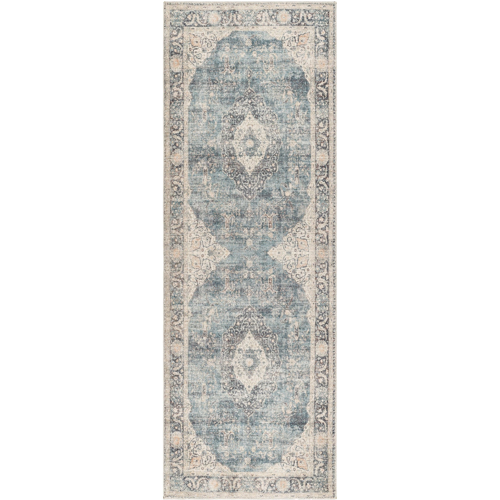 Welcome the Marlene area rug into your home and let it be the center of attention! This traditional style rug, designed as a special collaboration piece between Surya and Becki Owens, is a timeless masterpiece perfect for any room. Amethyst Home provides interior design, new home construction design consulting, vintage area rugs, and lighting in the Dallas metro area.
