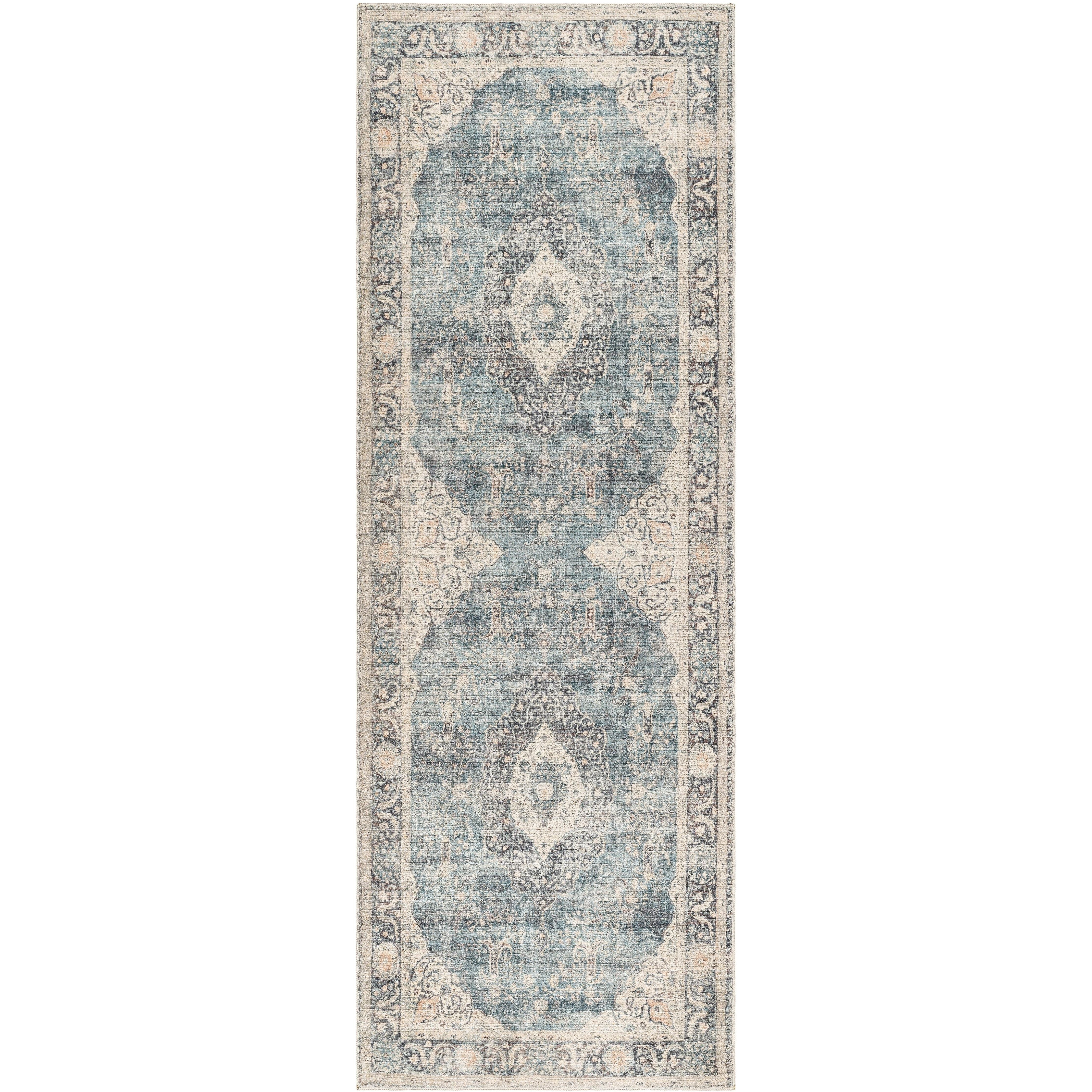 Welcome the Marlene area rug into your home and let it be the center of attention! This traditional style rug, designed as a special collaboration piece between Surya and Becki Owens, is a timeless masterpiece perfect for any room. Amethyst Home provides interior design, new home construction design consulting, vintage area rugs, and lighting in the Dallas metro area.