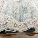 Featuring Becki Owens x Surya Marlene Blue/Cream Rug by Surya at Amethyst Home. Welcome the Marlene area rug into your home and let it be the center of attention! This traditional style rug, designed as a special collaboration piece between Surya and Becki Owens, is a timeless masterpiece perfect for any room. The plush medium pile is machine woven from dura. Amethyst Home provides interior design, new home construction design consulting, vintage area rugs, and lighting in the Monterey metro area.