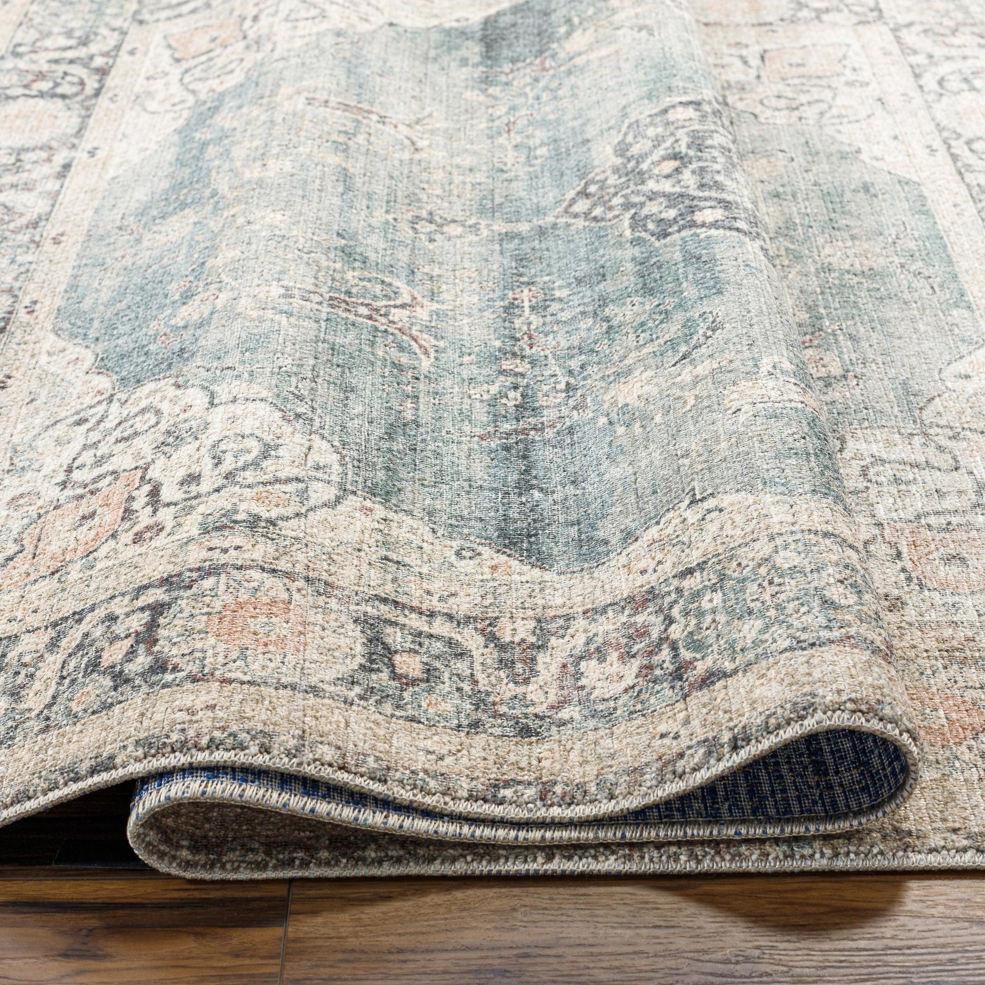Welcome the Marlene area rug into your home and let it be the center of attention! This traditional style rug, designed as a special collaboration piece between Surya and Becki Owens, is a timeless masterpiece perfect for any room. Amethyst Home provides interior design, new home construction design consulting, vintage area rugs, and lighting in the Monterey metro area.