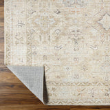 Introducing the Marlene area rug from Becki Owens x Surya, the perfect way to add a touch of style and luxury to any space. Crafted from durable polyester, this rug is designed for high traffic areas and will last for years to come. The vintage-inspired design features an elegant neutral color palette that adds a classic, timeless look to any room. Amethyst Home provides interior design, new home construction design consulting, vintage area rugs, and lighting in the Houston metro area.