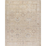 Introducing the Marlene area rug from Becki Owens x Surya, the perfect way to add a touch of style and luxury to any space. Crafted from durable polyester, this rug is designed for high traffic areas and will last for years to come. The vintage-inspired design features an elegant neutral color palette that adds a classic, timeless look to any room. Amethyst Home provides interior design, new home construction design consulting, vintage area rugs, and lighting in the Tampa metro area.