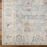 Featuring Becki Owens x Surya Marlene Pale Blue Rug by Surya at Amethyst Home. This exquisite Marlene area rug is the perfect addition to any living space. Designed in specifically for our Becki Owens x Surya line, this stunning piece features a vintage-inspired style that is sure to bring a touch of timeless elegance to your home. The polyester construction. Amethyst Home provides interior design, new home construction design consulting, vintage area rugs, and lighting in the Monterey metro area.