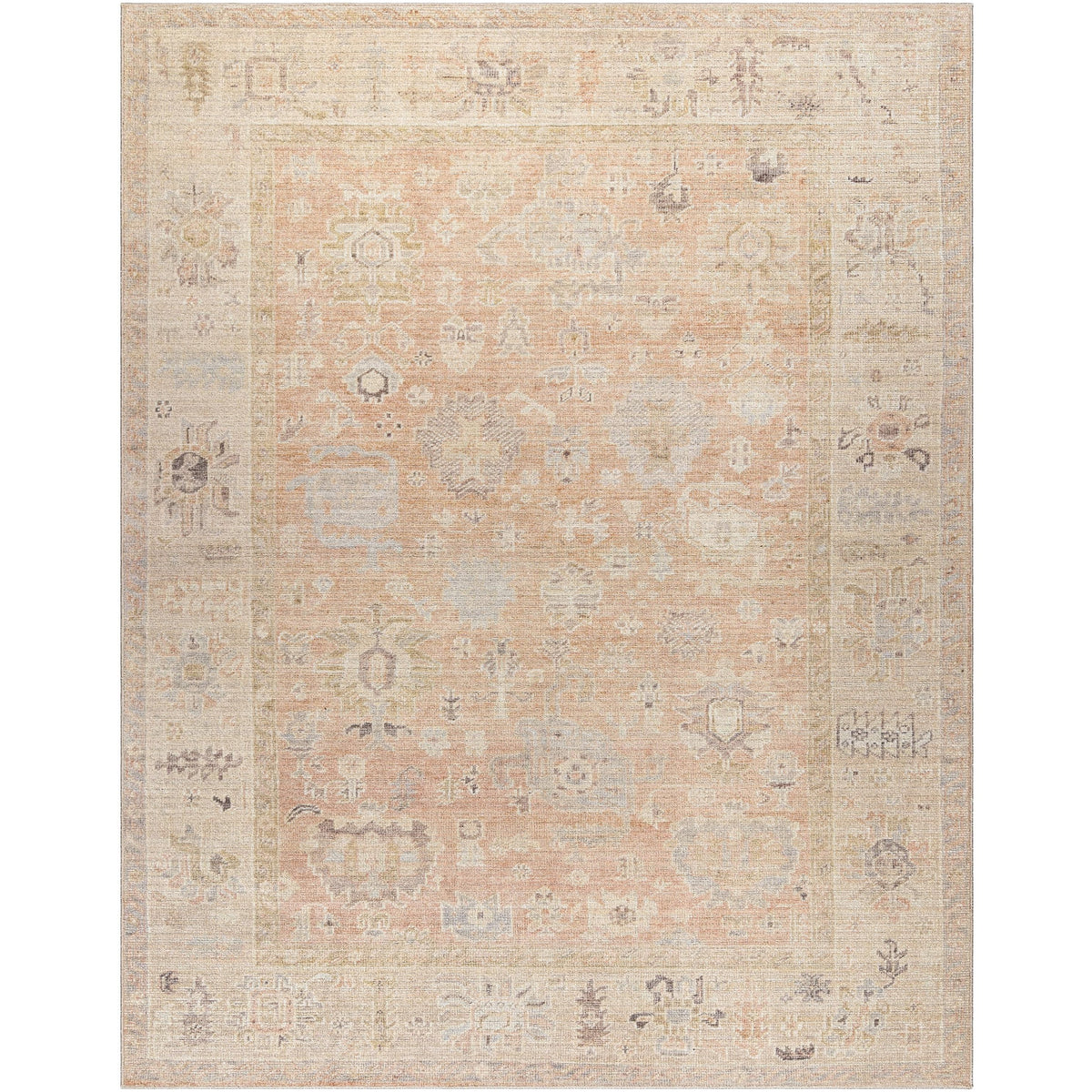 Tapis rose vintage Becki Owens x Surya Marlene
