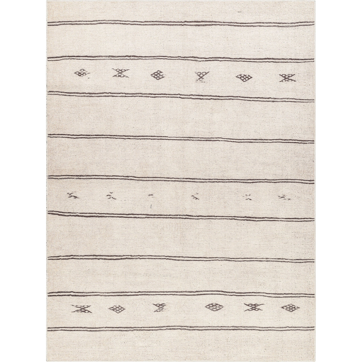 Tapis ivoire Becki Owens x Surya Rivi