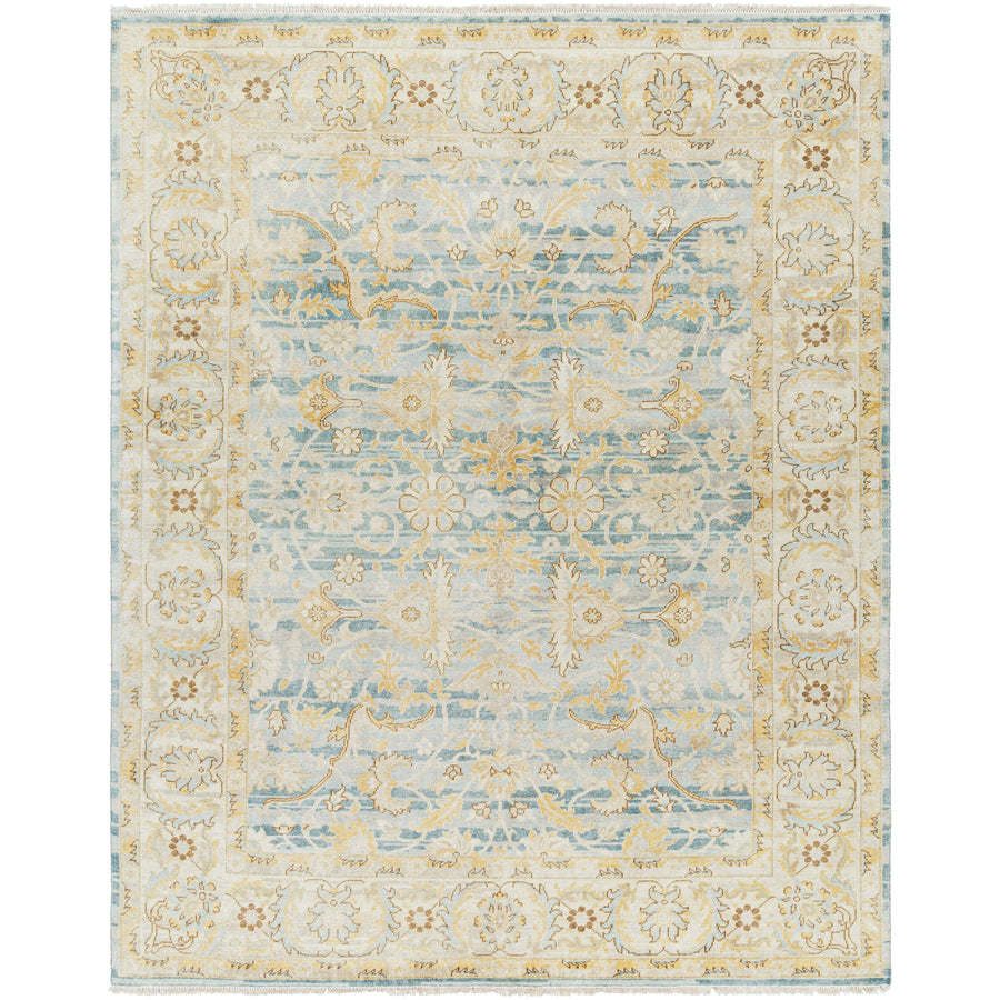 Hamadan Mustard Hand-Knotted Rug