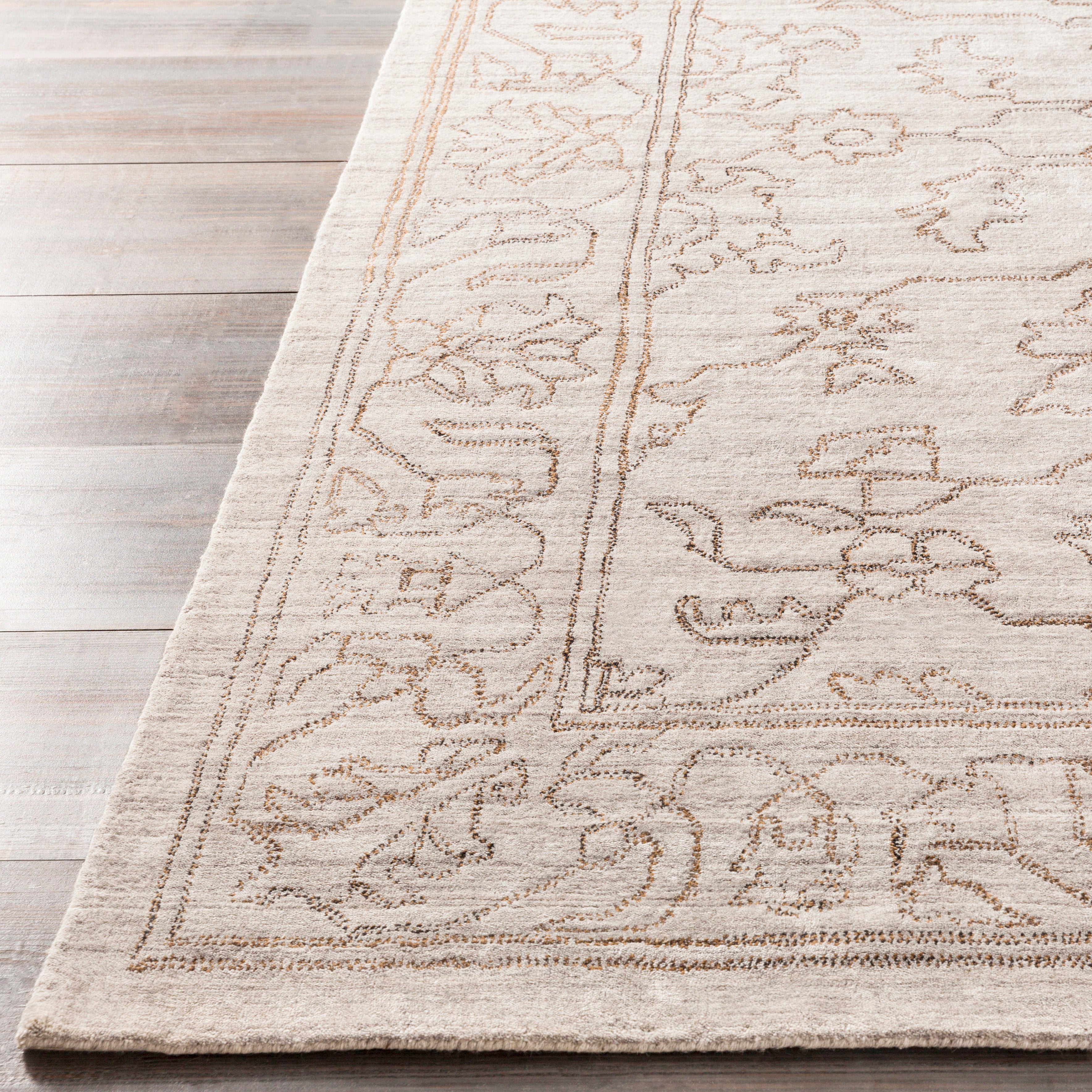 The Hightower Collection showcases traditional inspired designs that exemplify timeless styles of elegance, comfort, and sophistication. With their Hand-Knotted construction, these rugs provide a durability that can not be found in other handmade constructions, and boasts the ability to be thoroughly cleaned as it contains no chemicals that react to water, such as glue. Amethyst Home provides interior design, new construction, custom furniture, and area rugs in the Tampa metro area