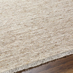 Featuring Jenny Oatmeal Rug by Surya at Amethyst Home. A modern, heathered warm beige look.  One of our favorite layering rugs. This is a great rug if you have other dominant design features in a space like a striking fireplace or standout patterns.
Hand LoomedWoolHMB-2302. Amethyst Home provides interior design, new home construction design consulting, vintage area rugs, and lighting in the Kansas City metro area.