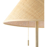 Featuring Lacona Floor Lamp by Surya at Amethyst Home. Charming gold lamp and paper shade -- function meets beauty.
Overall Dimensions: 66"H x 18"W x 18"DCord Length: 6'Switch Type: 3-WayNumber of bulbs: 1E-26/60 WUL CUL CertifiedLCO-001. Amethyst Home provides interior design, new home construction design consulting, vintage area rugs, and lighting in the Scottsdale metro area.
