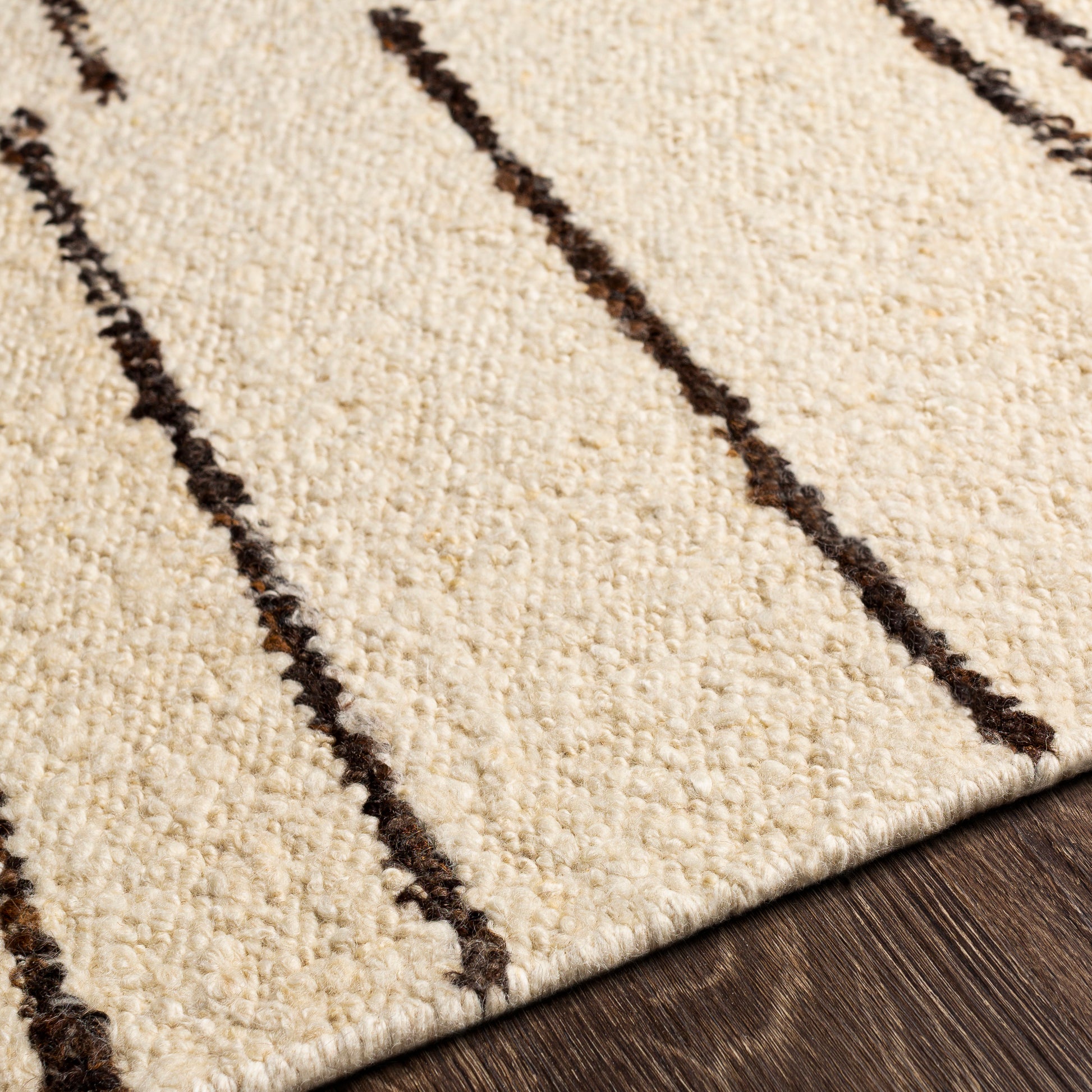 The Machu Picchu Collection features compelling global inspired designs brimming with elegance and grace! The perfect addition for any home, these pieces will add eclectic charm to any room! The meticulously woven construction of these pieces boasts durability and will provide natural charm into your decor space. Made with Wool, Polyester in India, and has No Pile. Amethyst Home provides interior design, new construction, custom furniture, and area rugs in the Charlotte metro area