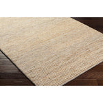 This Molly area rug offers a modern style to any room. It is hand-woven from Wool and Jute, making it durable and long lasting. The no-pile construction ensures that the rug will not flatten over time. This beautiful area rug is made in India, and it is recommended to use with a rug pad for extra cushioning and stability. Amethyst Home provides interior design, new home construction design consulting, vintage area rugs, and lighting in the Calabasas metro area.