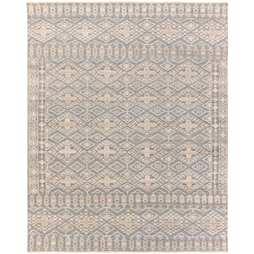 Add an elegant touch to any space with this hand-knotted Nobility Taupe / Charcoal Rug. Its blend of wool and viscose is ultra soft and smooth, while its timeless ornate motif with modern lines create an exquisite, timeless piece. Enjoy its high-low characteristics and luxurious feel to add a touch of sophistication to your home that fits any lifestyle. Amethyst Home provides interior design, new construction, custom furniture, and area rugs in the Houston metro area.