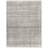 Add an elegant touch to any space with this hand-knotted Nobility Charcoal Rug. Its blend of wool and viscose is ultra soft and smooth, while its timeless ornate motif with modern lines create an exquisite, timeless piece. Enjoy its high-low characteristics and luxurious feel to add a touch of sophistication to your home that fits any lifestyle. Amethyst Home provides interior design, new construction, custom furniture, and area rugs in the Dallas metro area.