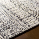 Add an elegant touch to any space with this hand-knotted Nobility Charcoal Rug. Its blend of wool and viscose is ultra soft and smooth, while its timeless ornate motif with modern lines create an exquisite, timeless piece. Enjoy its high-low characteristics and luxurious feel to add a touch of sophistication to your home that fits any lifestyle. Amethyst Home provides interior design, new construction, custom furniture, and area rugs in the Laguna Beach metro area.