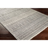 Add an elegant touch to any space with this hand-knotted Nobility Charcoal Rug. Its blend of wool and viscose is ultra soft and smooth, while its timeless ornate motif with modern lines create an exquisite, timeless piece. Enjoy its high-low characteristics and luxurious feel to add a touch of sophistication to your home that fits any lifestyle. Amethyst Home provides interior design, new construction, custom furniture, and area rugs in the Malibu metro area.