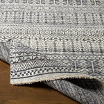Add an elegant touch to any space with this hand-knotted Nobility Charcoal Rug. Its blend of wool and viscose is ultra soft and smooth, while its timeless ornate motif with modern lines create an exquisite, timeless piece. Enjoy its high-low characteristics and luxurious feel to add a touch of sophistication to your home that fits any lifestyle. Amethyst Home provides interior design, new construction, custom furniture, and area rugs in the Miami metro area.