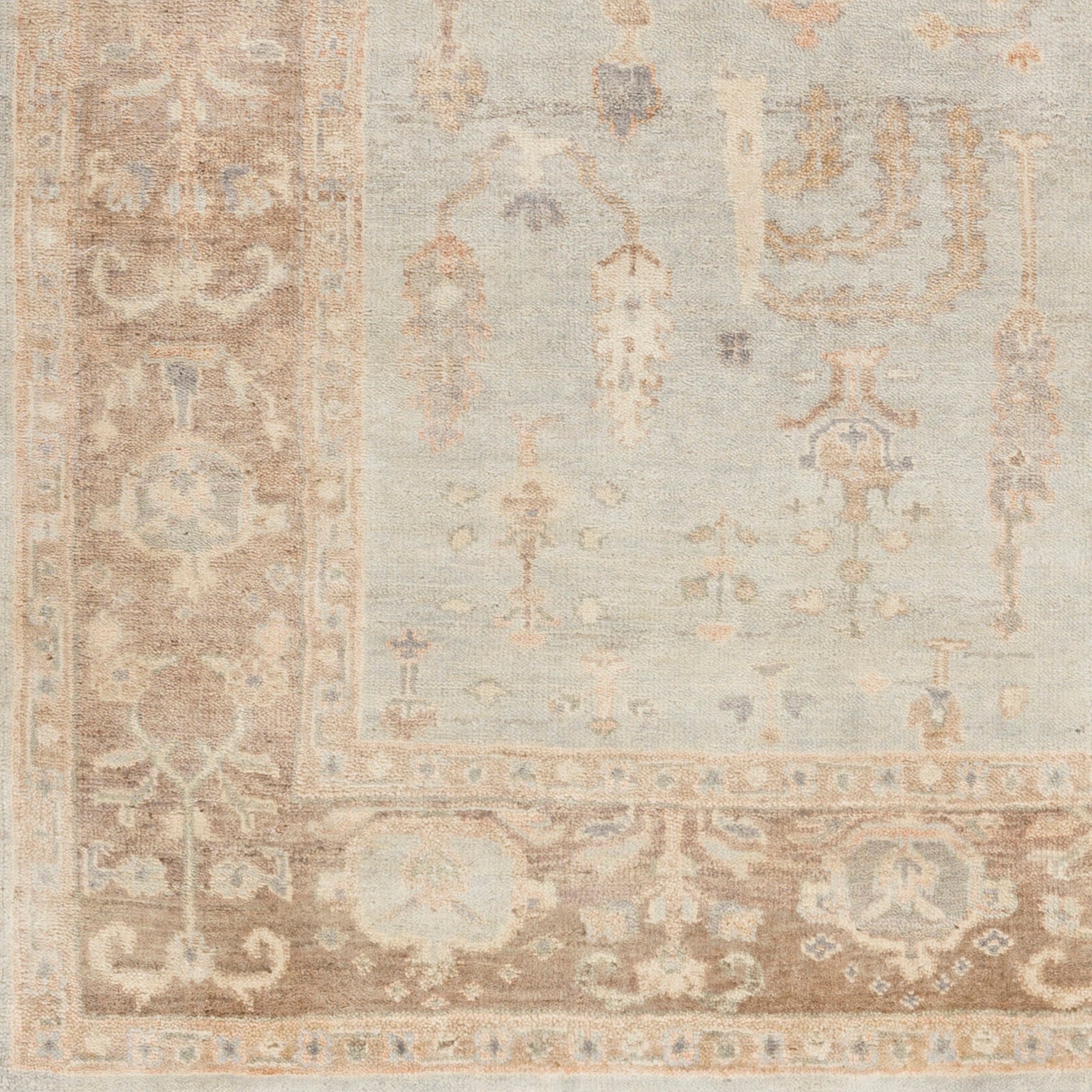 Experience the unique warmth and vintage charm of the Normandy Hand-Knotted Rug. Crafted with traditional Ushak patterns, this rug will become a timeless centerpiece in any setting. Its versatile palette and antique wash add an effortless elegance, making it a perfect addition to any home. Amethyst Home provides interior design, new construction, custom furniture, and area rugs in the Louisville metro area
