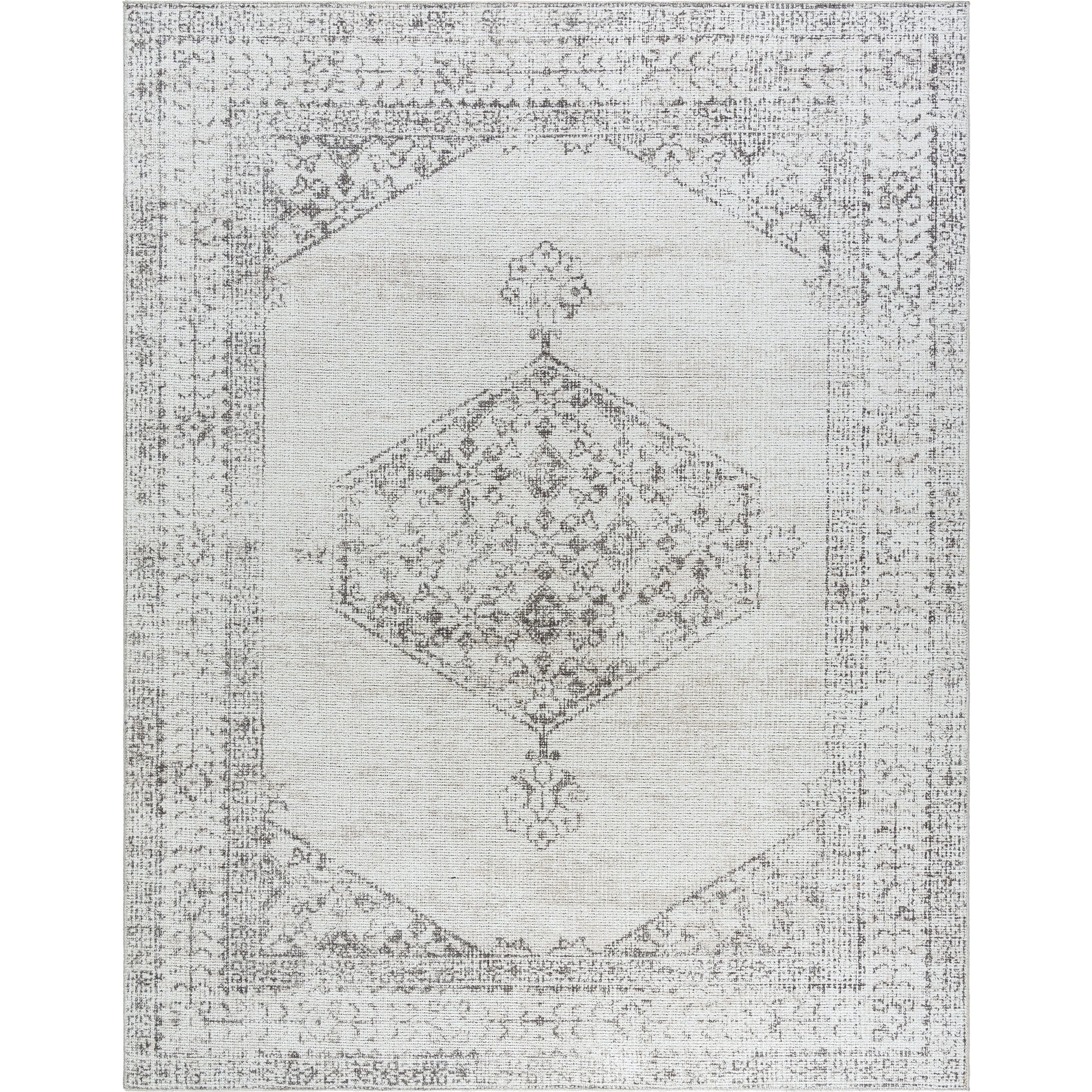 Featuring Olympic Cream/Tan Rug by Surya at Amethyst Home. Elevate any room with the beautiful Olympic Cream/Tan Rug. Made with quality materials and featuring a stunning cream and tan color palette, this rug adds both style and comfort to your home. Its durable construction makes it a long-lasting investment.
100% PolyesterMachine Woven Medium PileThickness.  Amethyst Home provides interior design, new home construction design consulting, vintage area rugs, and lighting in the Houston metro area.