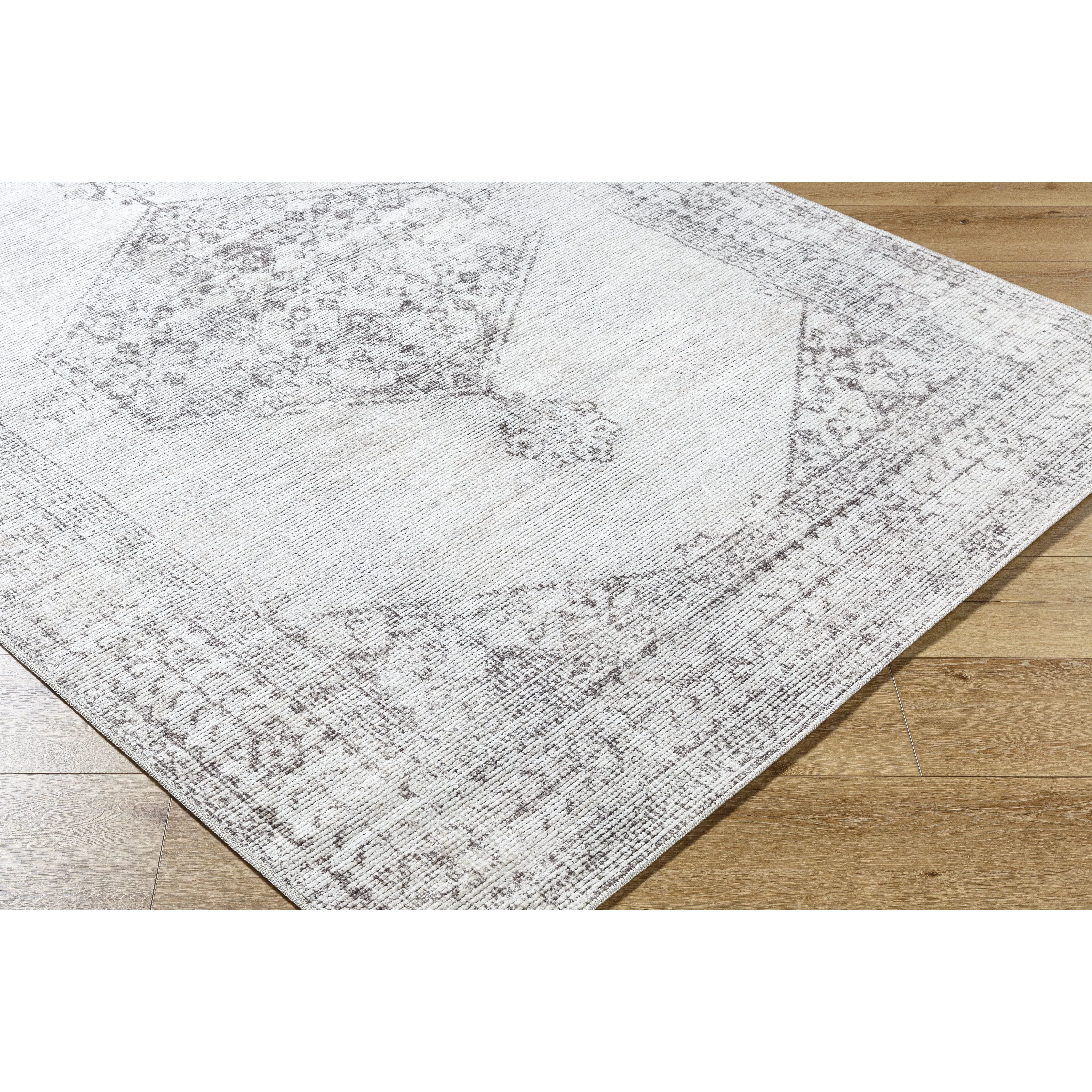 Featuring Olympic Cream/Tan Rug by Surya at Amethyst Home. Elevate any room with the beautiful Olympic Cream/Tan Rug. Made with quality materials and featuring a stunning cream and tan color palette, this rug adds both style and comfort to your home. Its durable construction makes it a long-lasting investment.
100% PolyesterMachine Woven Medium PileThickn.  Amethyst Home provides interior design, new home construction design consulting, vintage area rugs, and lighting in the Alpharetta metro area.